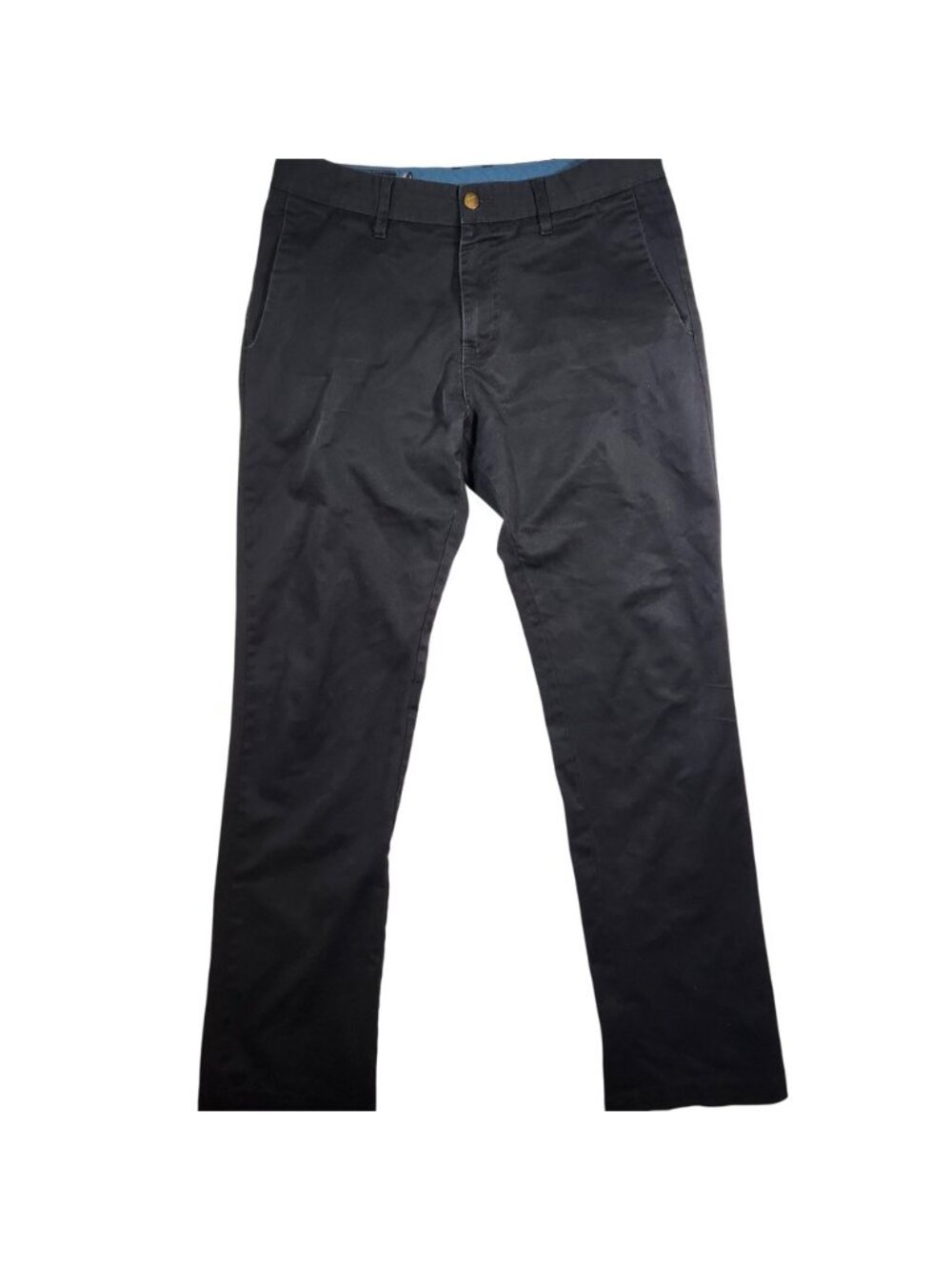2010 Volcom Frickin Modern Stretch Chino Pants Mens Black Twill Skate Trousers